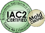 International Association of Certified Indoor Air Consultants mold certified badge